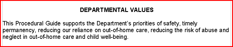 CPS's 'STATED VALUES